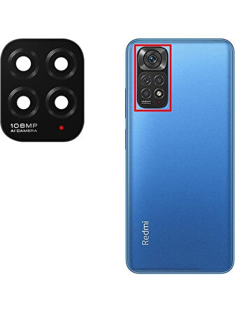 Xiaomi Redmi Note 11S Uyumlu Kamera Lensi Camı Küçük 2201117SG 2201117SI 2201117SY 2201117SL