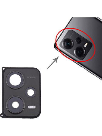 Xiaomi Redmi Note 12 Pro+ Plus Uyumlu Kamera Lensi Cam Full 22101316UCP 22101316UG