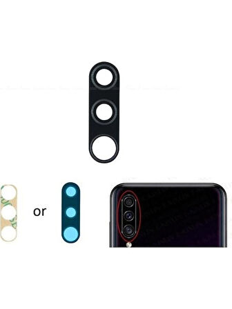Samsung Galaxy A30S A307F İle Uyumlu Kamera Camı
