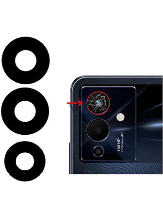 Infinix Note 12 Pro 5g Ile Uyumlu Kamera Camı X676