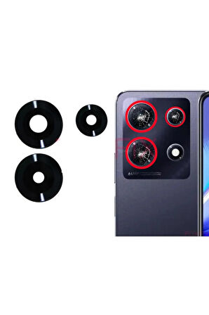 İnfinix Note 30 Pro İle Uyumlu Kamera Camı  X678