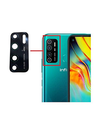 Infinix Hot 9 Pro Kamera Lensi Camı X655F X655C X655D