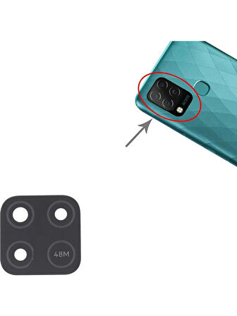 Infinix Hot 10S Ile Uyumlu Kamera Camı X689