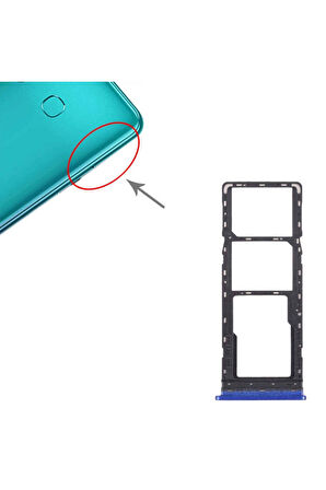 infinix Hot 10s /Hot 10s/Sim Kart Tepsisi + Mikro SD Kart Tepsisi