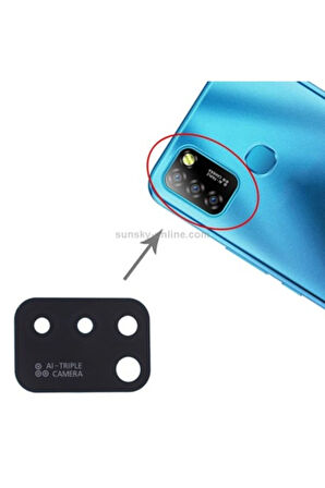 infinix Hot 10 Lite Uyumlu Kamera Camı
