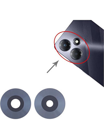 Infinix Hot 30 Ile Uyumlu Kamera Camı X6831