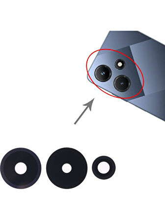 Infinix Uyumlu Hot 30I Kamera Lensi Cam X669, X669C, X669D