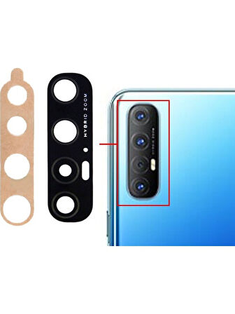 Oppo Reno3 Pro Kamera Lensi Camı CPH2035 CPH2037 CPH2036