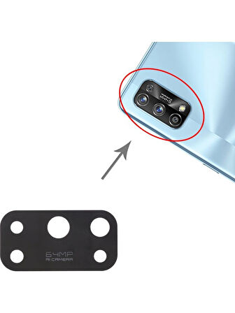 Realme 7 Pro Uyumlu Kamera Lensi Cam RMX2170