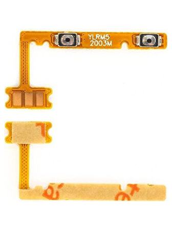 Realme C3 Uyumlu Yan Ses Volume Film Flex RMX2027 RMX2020 RMX2021