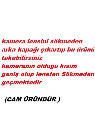 Iphone 12 Arka Pil Batarya Kapağı (Cam)