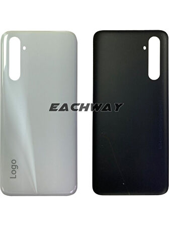 Oppo Realme 6 Pil Kapağı Arka Konut Kapı Cam Kasa Cep Telefonu Yedek Parçaları RMX2001 Pil Arka Kapak