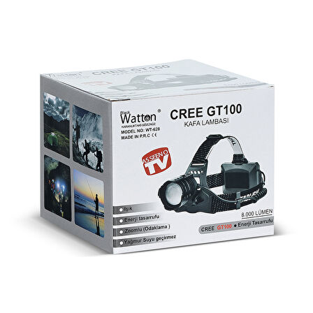 GT LED TAŞINABİLİR GÜNEŞ SOLAR LEDLİ FENER WATTON WT-415