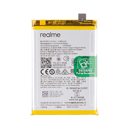 Realme 8 Pil Batarya Blp841