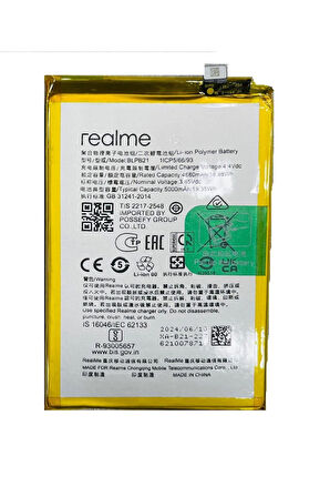 Realme C61 Pil Batarya BLPB21 5000mAh
