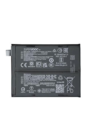 Realme GT6/GT6t Pil Batarya RMX3853 BLPA51 SuperVooc