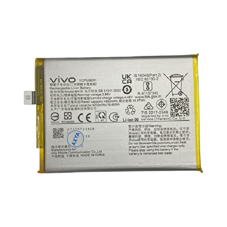 Vivo Y28 / Y17s Pil Batarya Ba10 5000 Mah