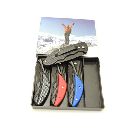Klipsli 4 lü Set Metal Çakı