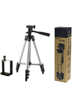 Profesyonel 3110 Telefon Ve Kamera Tutucu Tiripot 102 Cm