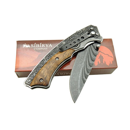 Sibirya İşlemeli Çakı Eskitme Marka:Sibirya Ürün Kodu: S-2036 19,5 CM