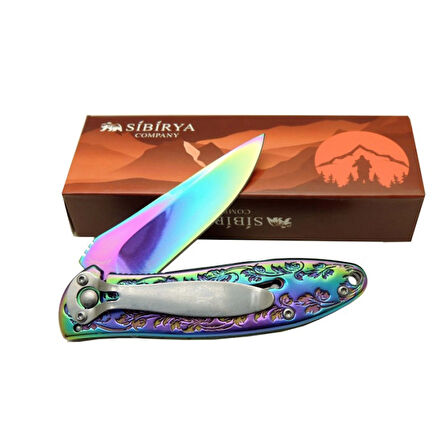 Sibirya Kartal Çakı Rainbow Marka:Sibirya Ürün Kodu: S-2053X 17,5 CM