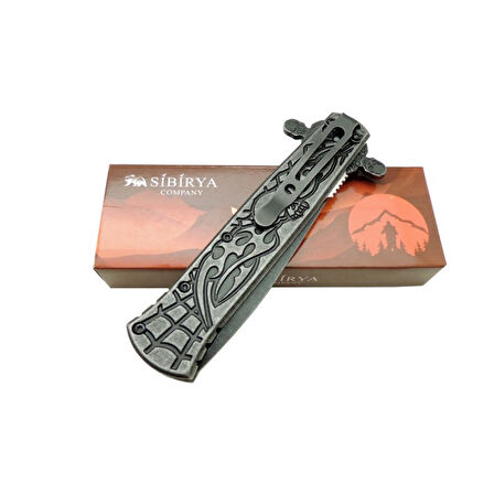Sibirya Kurukafa Eskitme Çakı Marka:Sibirya Ürün Kodu: S-2079-B 22 CM