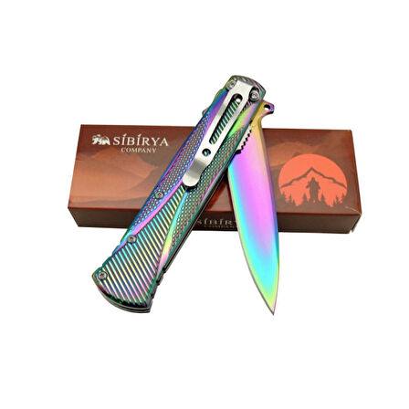 Sibirya Pullu Çakı Rainbow Marka:Sibirya Ürün Kodu: S-2096X 21,5 CM