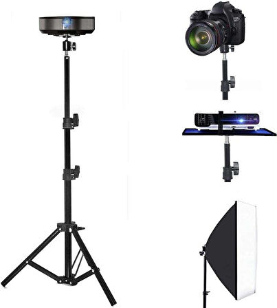 MF-3308 Profesyonel Tripod – 105 cm Ayarlanabilir Yükseklik, 360° Döner 3-Way Başlık, Hafif & Taşınabilir, Telefon ve Kamera Uyumlu,