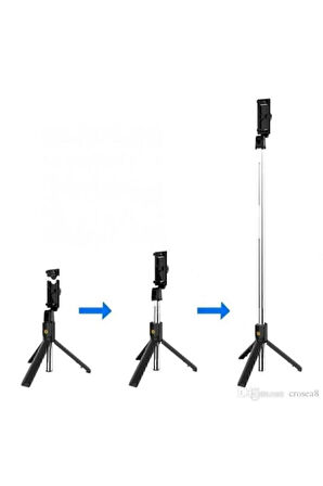 Üst Kalite Hobistan K07 Selfi Kumandalı Bluetooth Selfie