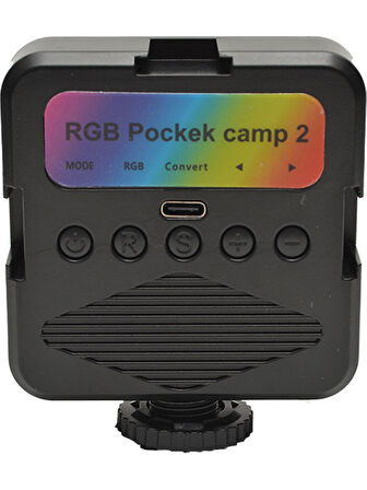 Dp Ay-83 Rgb LED Işık Şarjlı Youtuber Selfie Canlı Yayın Işığı LED Işık