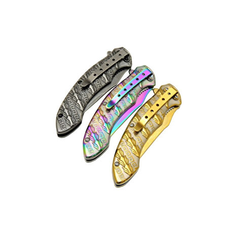 Metal Snake Çakı Gold Marka:Alaska Ürün Kodu: S-2074A GLD 21 CM