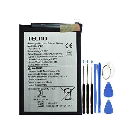 İnfinix Hot 50i Pil Batarya Bl-5abt + Tamir Seti