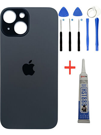 Apple iPhone 15 Plus Arka Kapak Pil Kapağı +Tamir Seti ve Yapıştırıcı