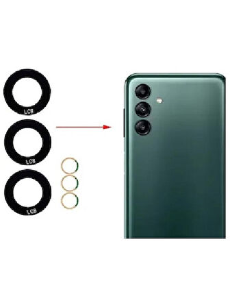 Samsung Galaxy A04S A047F İle Uyumlu Kamera Camı