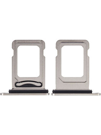 iPHONE 15 Pro Max Uyumlu Çift Sim Tepsisi Sim Aparatı Sim Kart Yuvası
