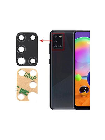 Samsung Uyumlu Galaxy A31 Kamera Lensi Cam SM-A315F