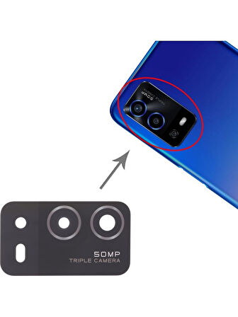 Oppo A55 4g Uyumlu Kamera Lensi Cam CPH2325