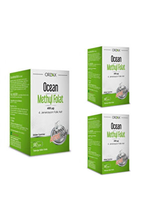 Ocean Methyl Folat 30 Tablet 3 Adet
