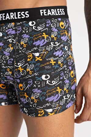 DeFacto Regular Fit 3'lü Boxer B0583AX23AUBK81