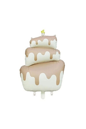 RETRO RENK3 KATLI YAŞ PASTA FOLYO BALON