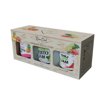 Bien Chef Gurme Koleksiyonu 3'lü Reçel Seti 3x220 gr (Pina Colada, Mojito, Az Acılı Lime)