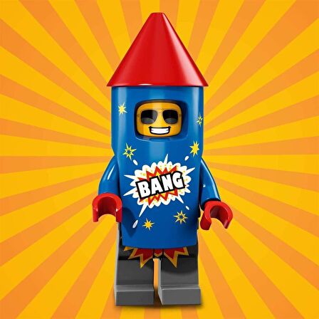 Lego 71021-5 Minifigür Seri 18 - Firework Guy