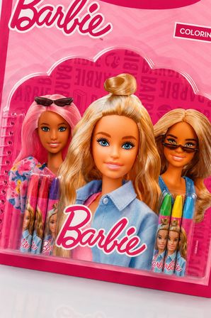 x Dekomus Lisanslı Barbie Çanta Tasarımlı Pastel Boyalı Boyama Seti