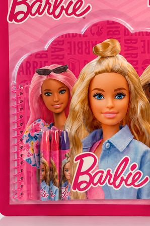 x Dekomus Lisanslı Barbie Çanta Tasarımlı Pastel Boyalı Boyama Seti