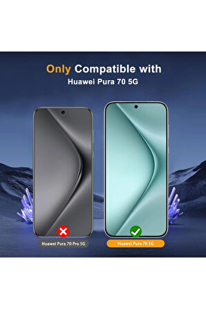 Huawei Pura 70 Pro Nano Hayalet Ekran Koruyucu Kırılmaz Cam - Esnek Yapıda