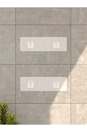 Banyo Düzenleyici Şampuanlık Sabunluk 2 Li Set Lamalı Güçlü Kaliteli Yapışkanlı Duş Rafı Organizer