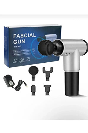 BUĞZ Masaj Aleti Tabancası Sporcu Kas Rahatlatıcı Şarjlı 6 Seviye Titreşimli Fascial Massage Gun RH-320