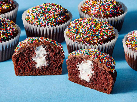 2 Adet Cupcake Fırın Kalıbı 6 Büyük Bölmeli Muffin Kek Kalıbı