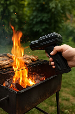 Şarjlı Mini Turbo Jet Şiddetli Fan Vantilatör Yüksek Hızlı Fanı Güçlü Hava Üfleyici Araç Süpürgesi