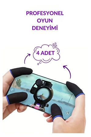 Pubg Parmaklık Eldiveni Keskin Kontrol ve Konfor Oyun Performansı Arttırır Dayanıklı Oyuncu Tercihi